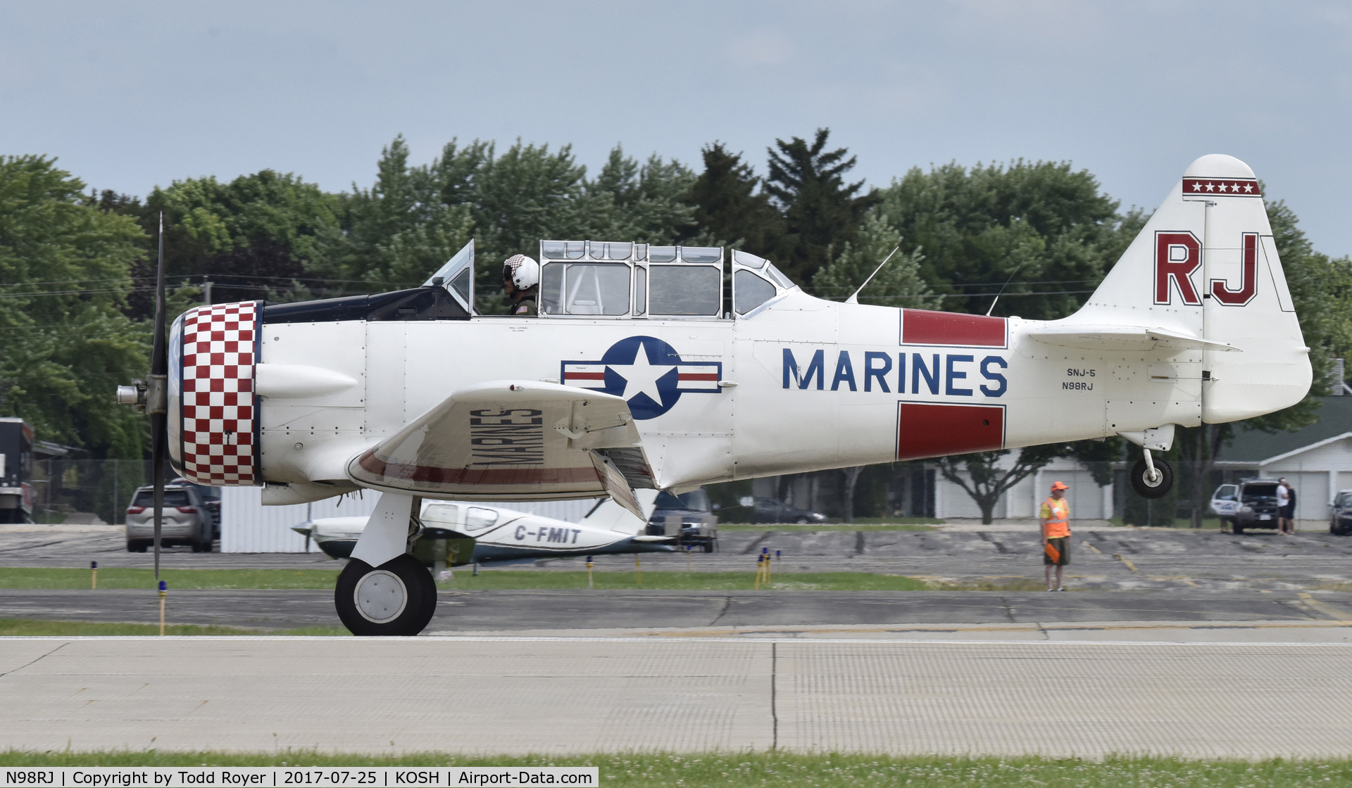 N98RJ, 1944 North American SNJ-5C Texan Texan C/N 88-17960, Airventure 2017