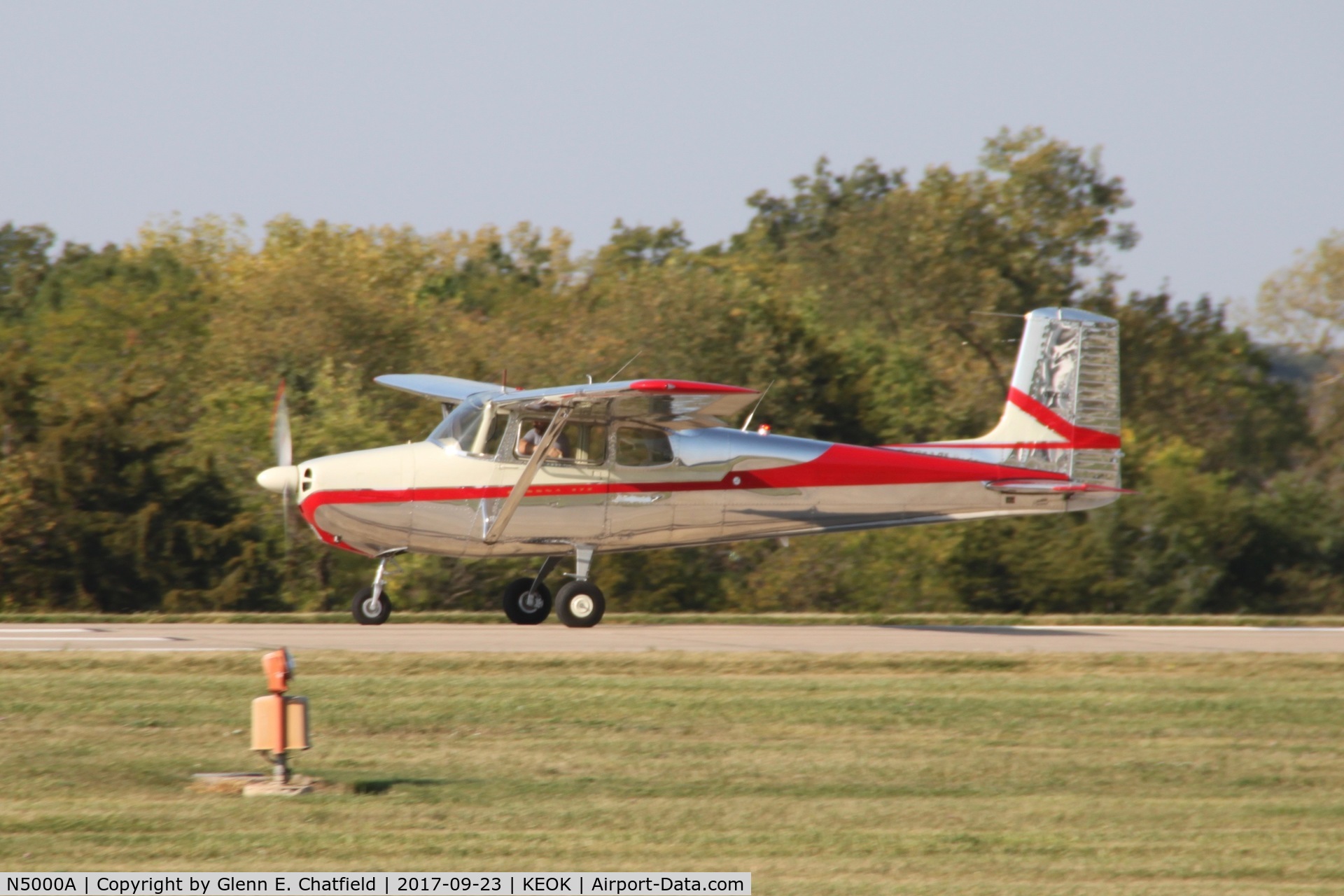 N5000A, 1955 Cessna 172 C/N 28000, Departing the fly in