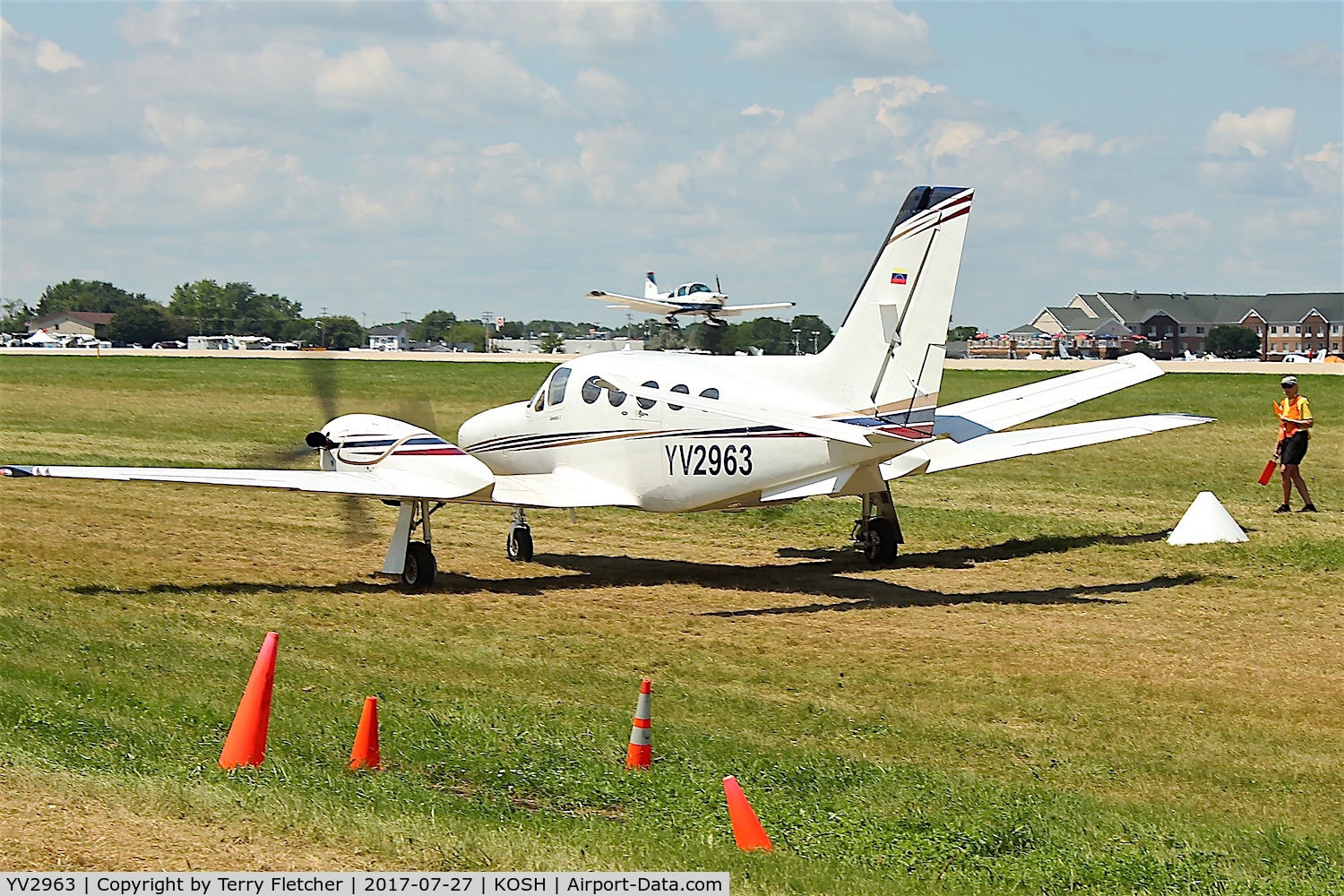 YV2963, 1981 Cessna 425 C/N 425-0084, At 2017 EAA AirVenture at Oshkosh