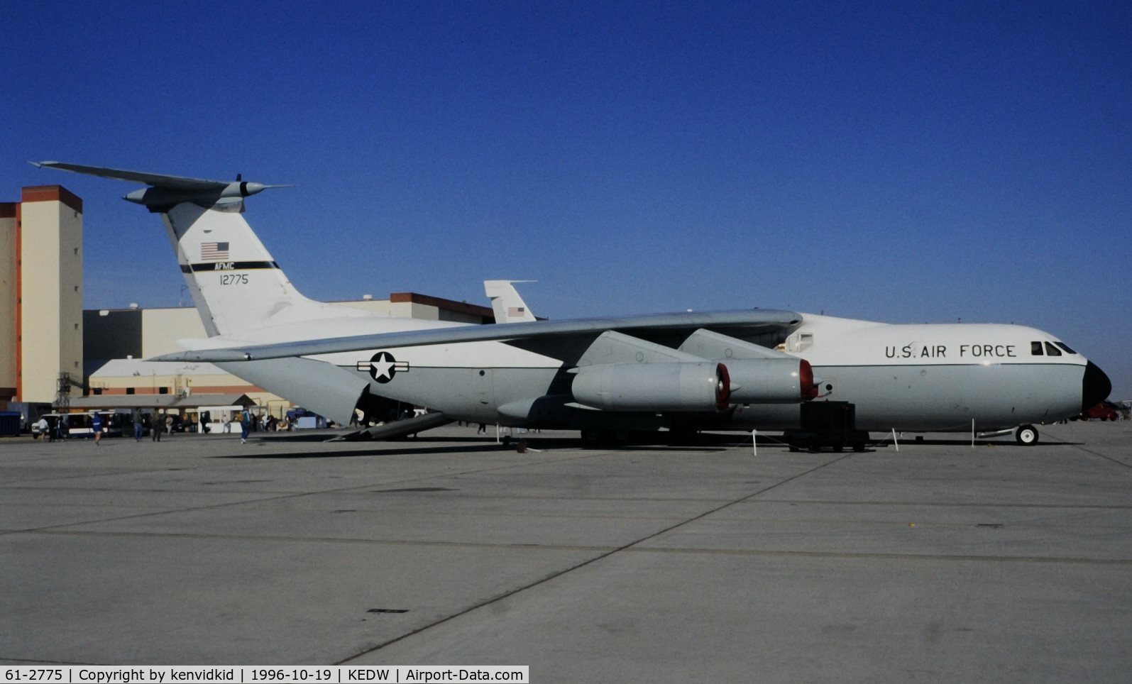 61-2775, 1963 Lockheed NC-141A Starlifter C/N 300-6001, On static display at the Edwards Open House 1996.