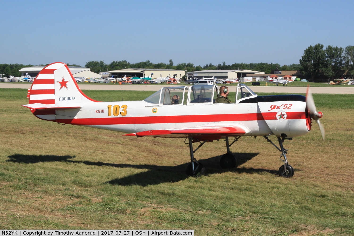 N32YK, 1986 Yakovlev Yak-52 C/N 866907, 1986 Yakovlev Yak-52, c/n: 866907