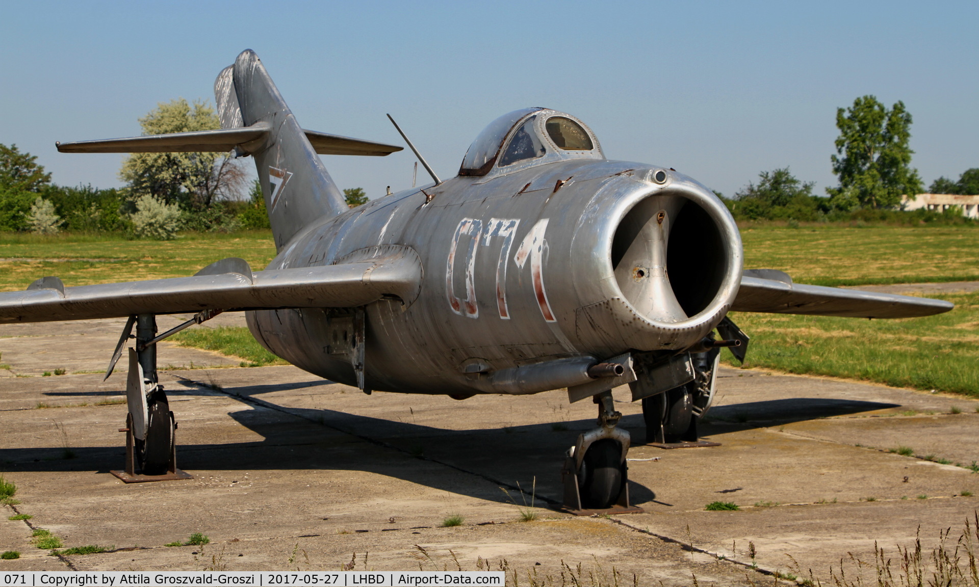 071, 1953 Mikoyan-Gurevich MiG-15bis C/N 3071, Börgönd Airport, Hungary