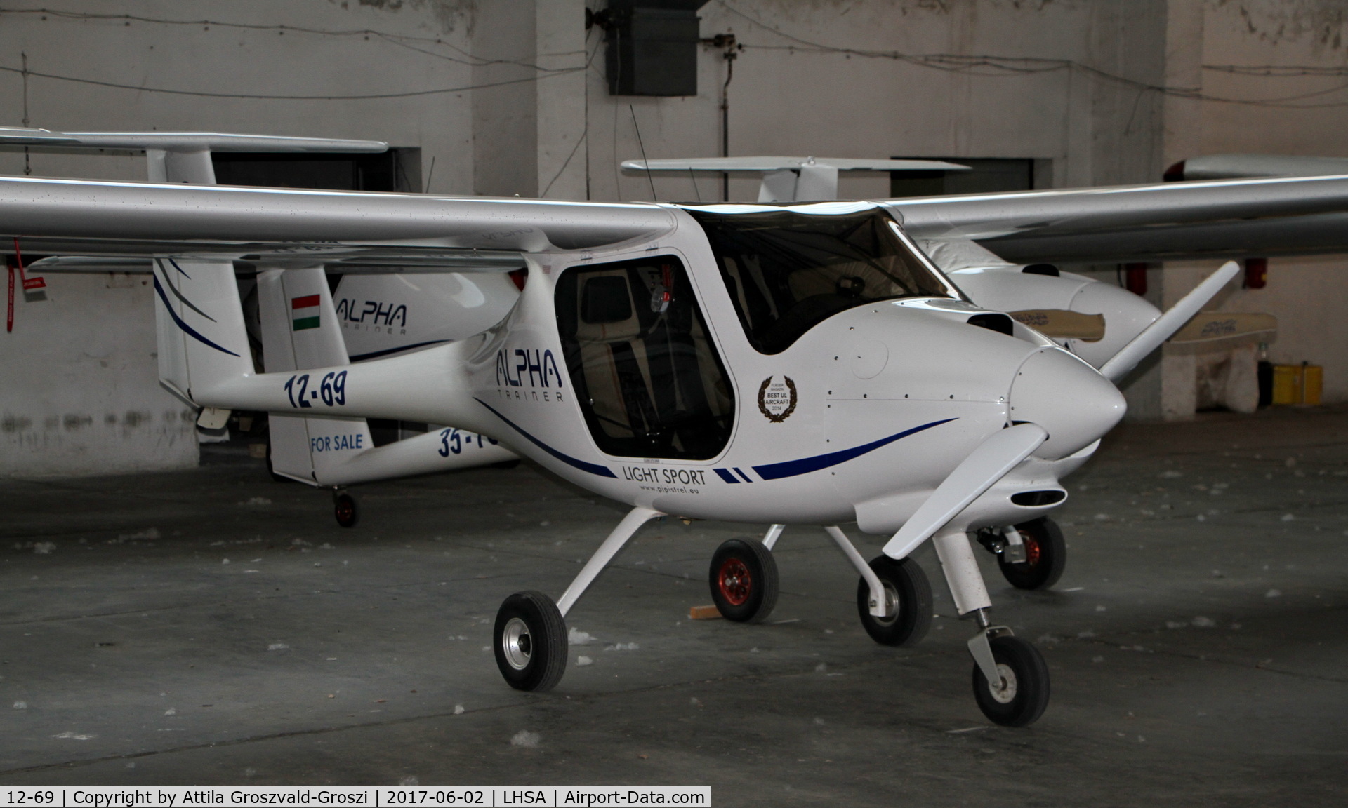 12-69, 2015 Pipistrel Alpha Trainer C/N 705 AT912, Szentkirályszabadja Airport, Hungary