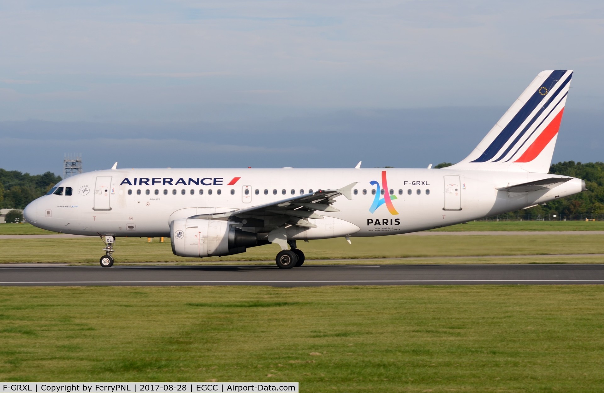 F-GRXL, 2006 Airbus A319-111 C/N 2938, Air France A319 taking-off.