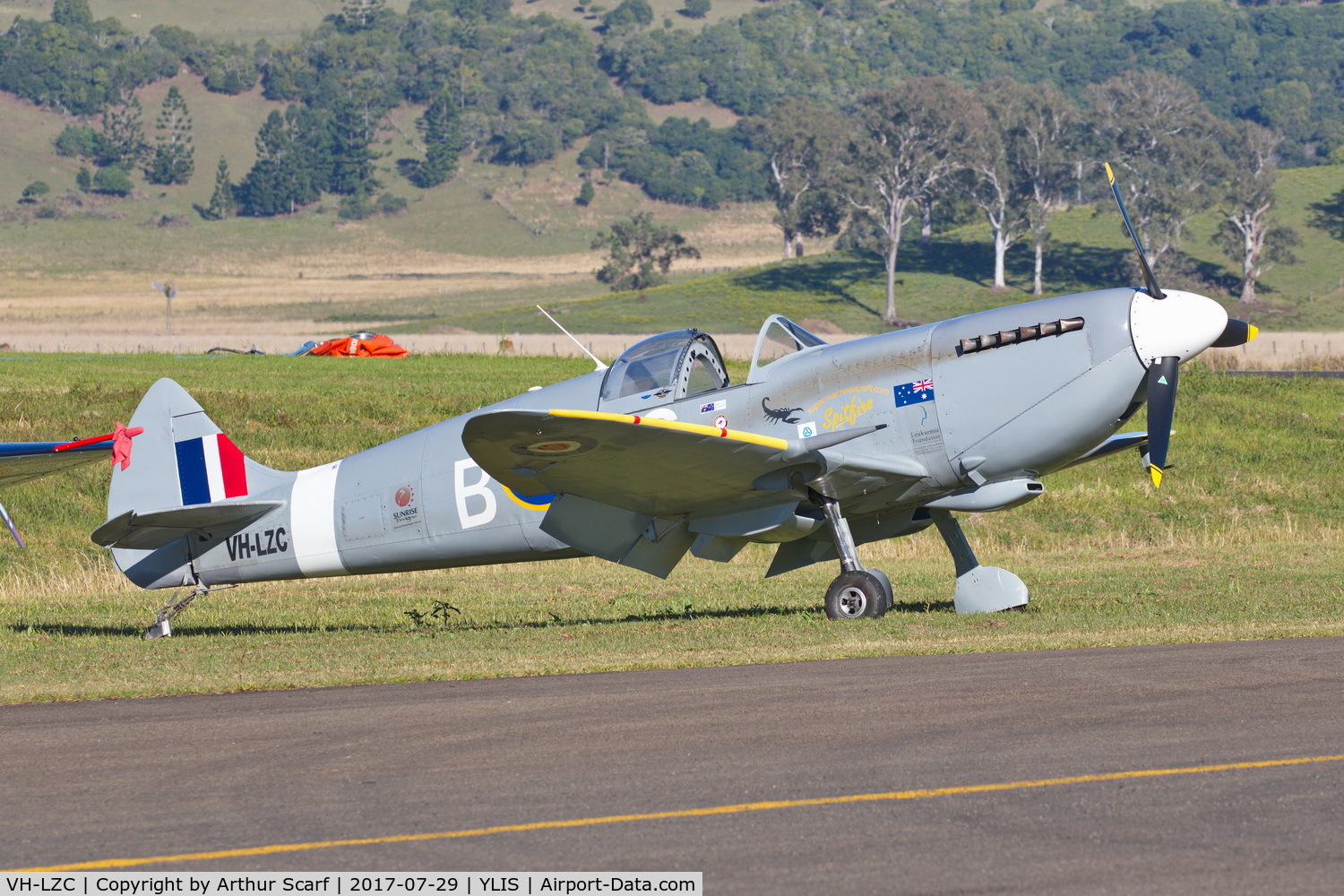 VH-LZC, 2010 Supermarine Aircraft Spitfire Mk.26B C/N 64, Lismore NSW Aviation Expo 2017