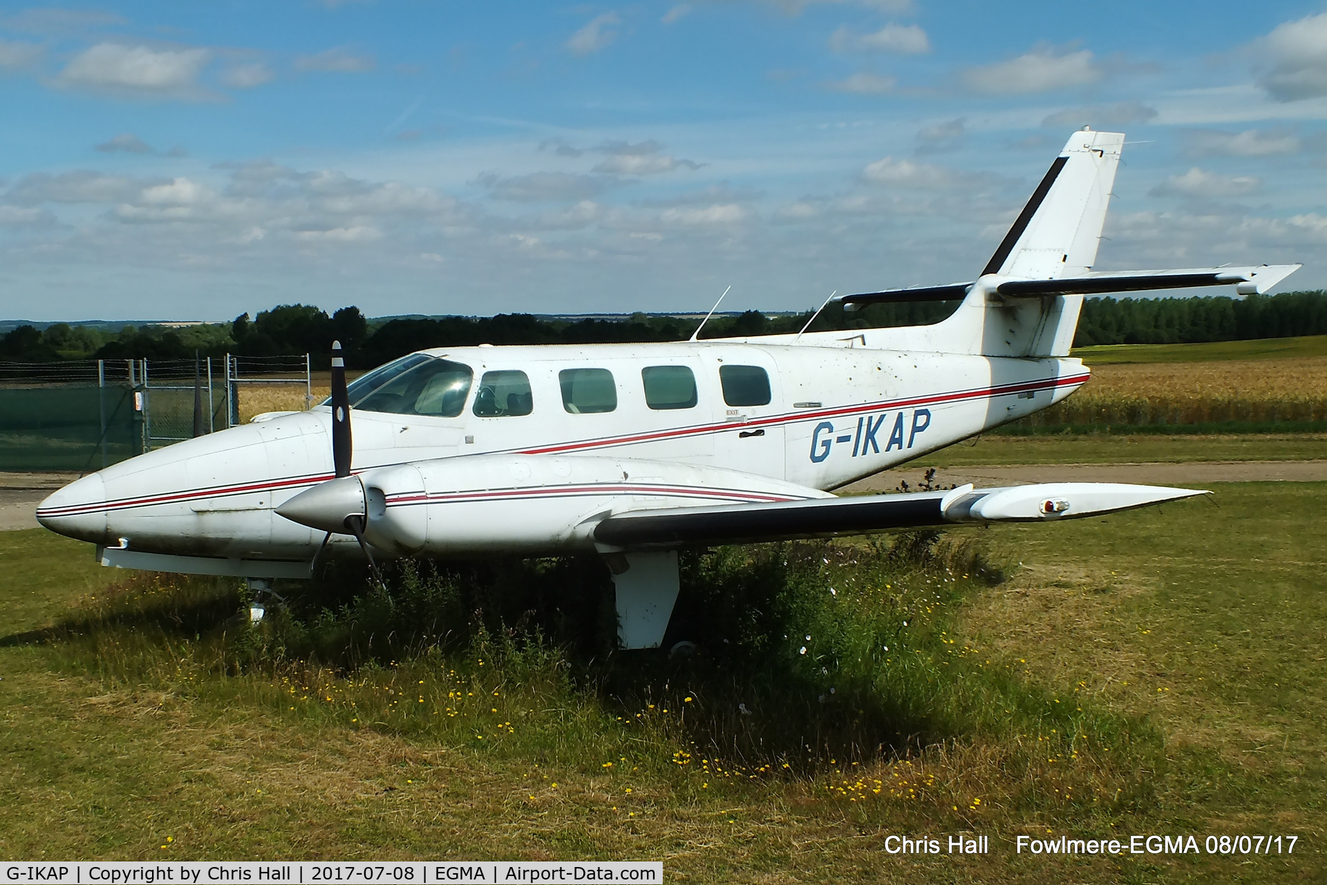 G-IKAP, 1983 Cessna T303 Crusader C/N T303-00182, at Fowlmere