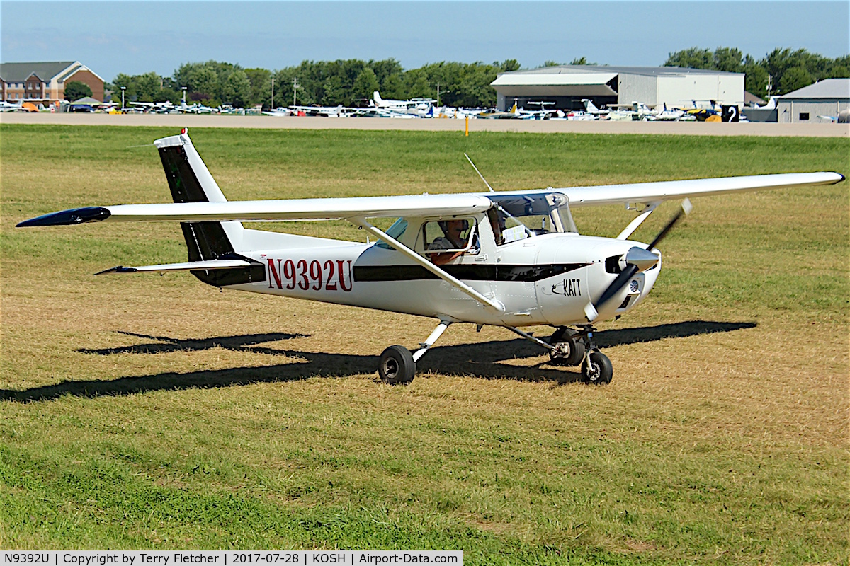 N9392U, 1976 Cessna 150M C/N 15078340, At 2017 EAA AirVenture at Oshkosh