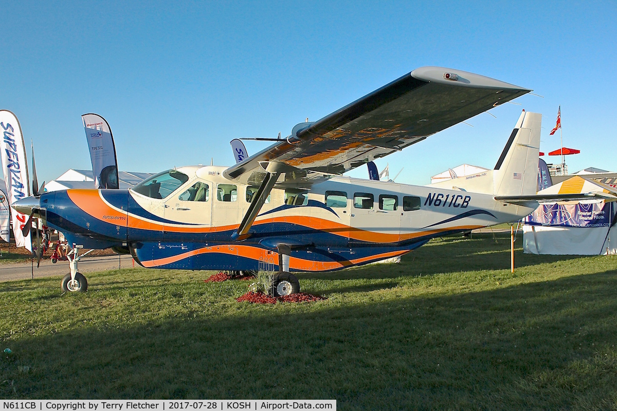 N611CB, 2004 Cessna 208B Grand Caravan C/N 208B1092, At 2017 EAA AirVenture at Oshkosh