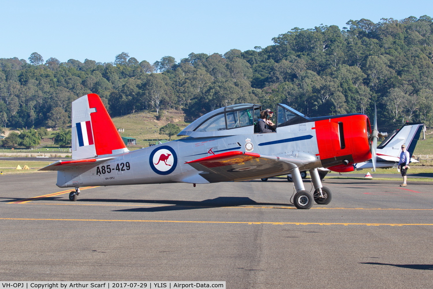 VH-OPJ, 1959 Commonwealth CA-25 Winjeel C/N CA25-29, A85- 429 Lismore NSW Aviation Expo 2017