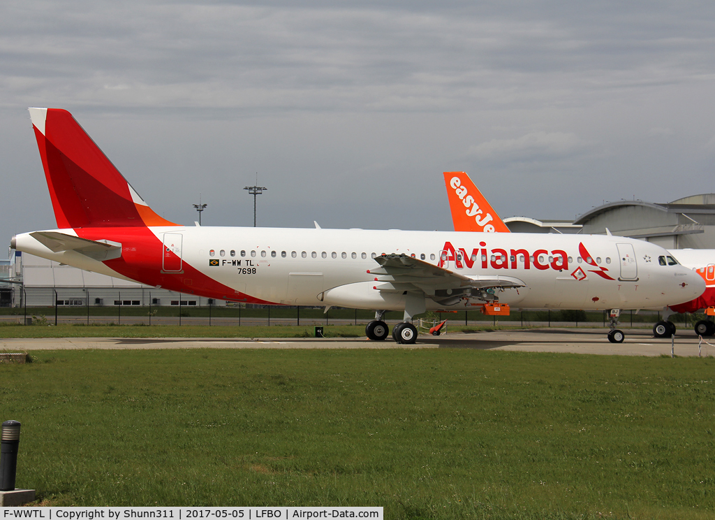 F-WWTL, 2017 Airbus A320-251N C/N 7698, C/n 7698 - To be PR-OBJ