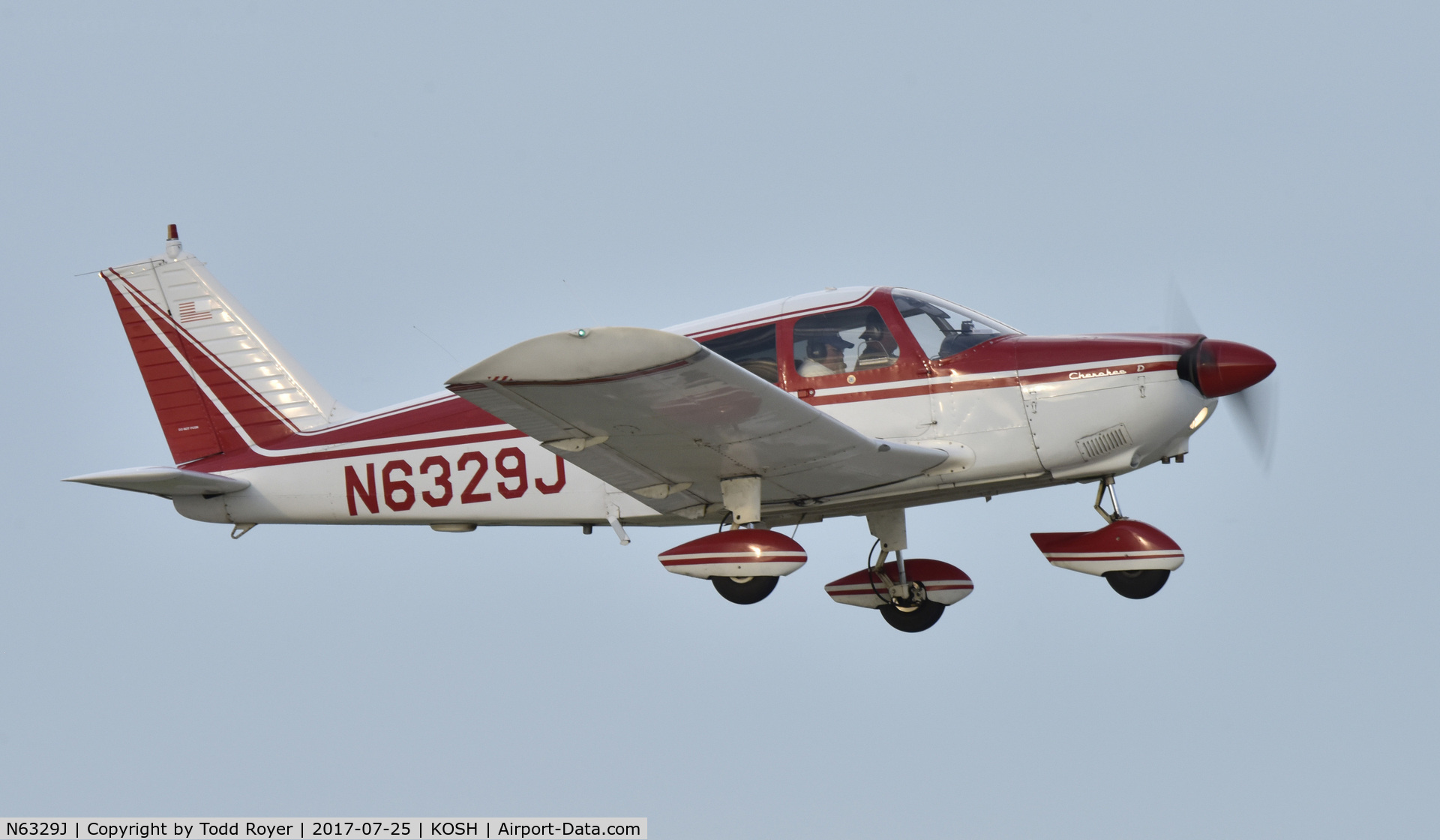 N6329J, 1968 Piper PA-28-180 C/N 28-4737, Airventure 2017