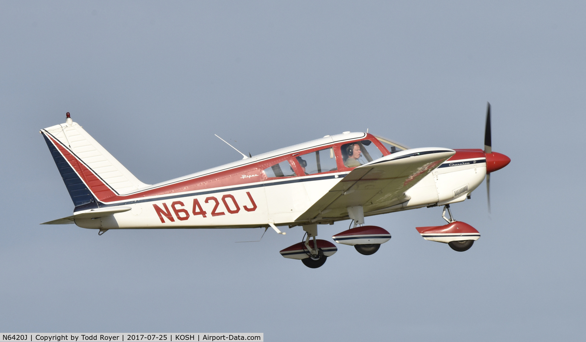 N6420J, 1968 Piper PA-28-180 Cherokee C/N 28-4837, Airventure 2017