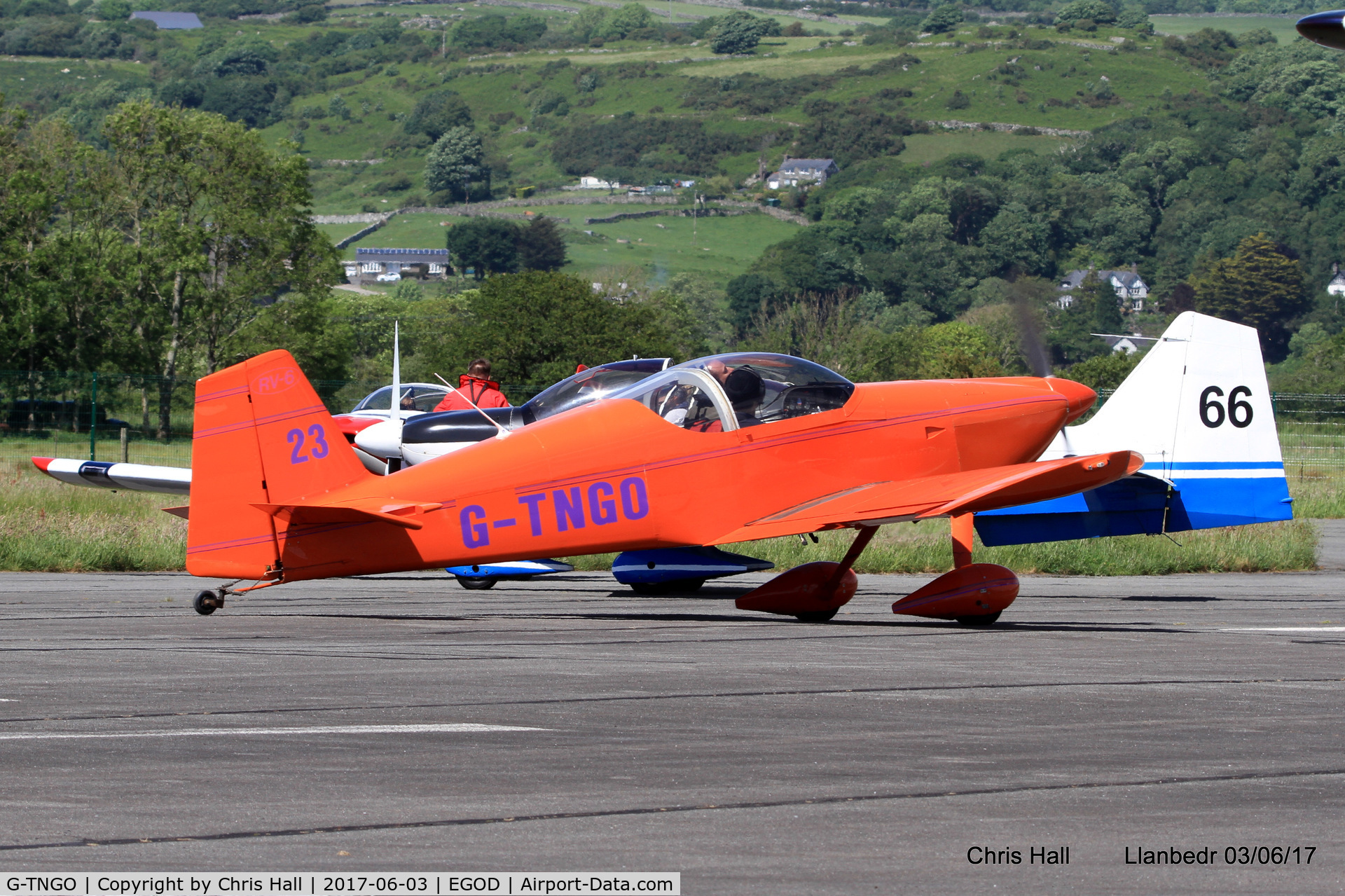 G-TNGO, 1994 Vans RV-6 C/N 21897, Royal Aero Club 3Rs air race at Llanbedr