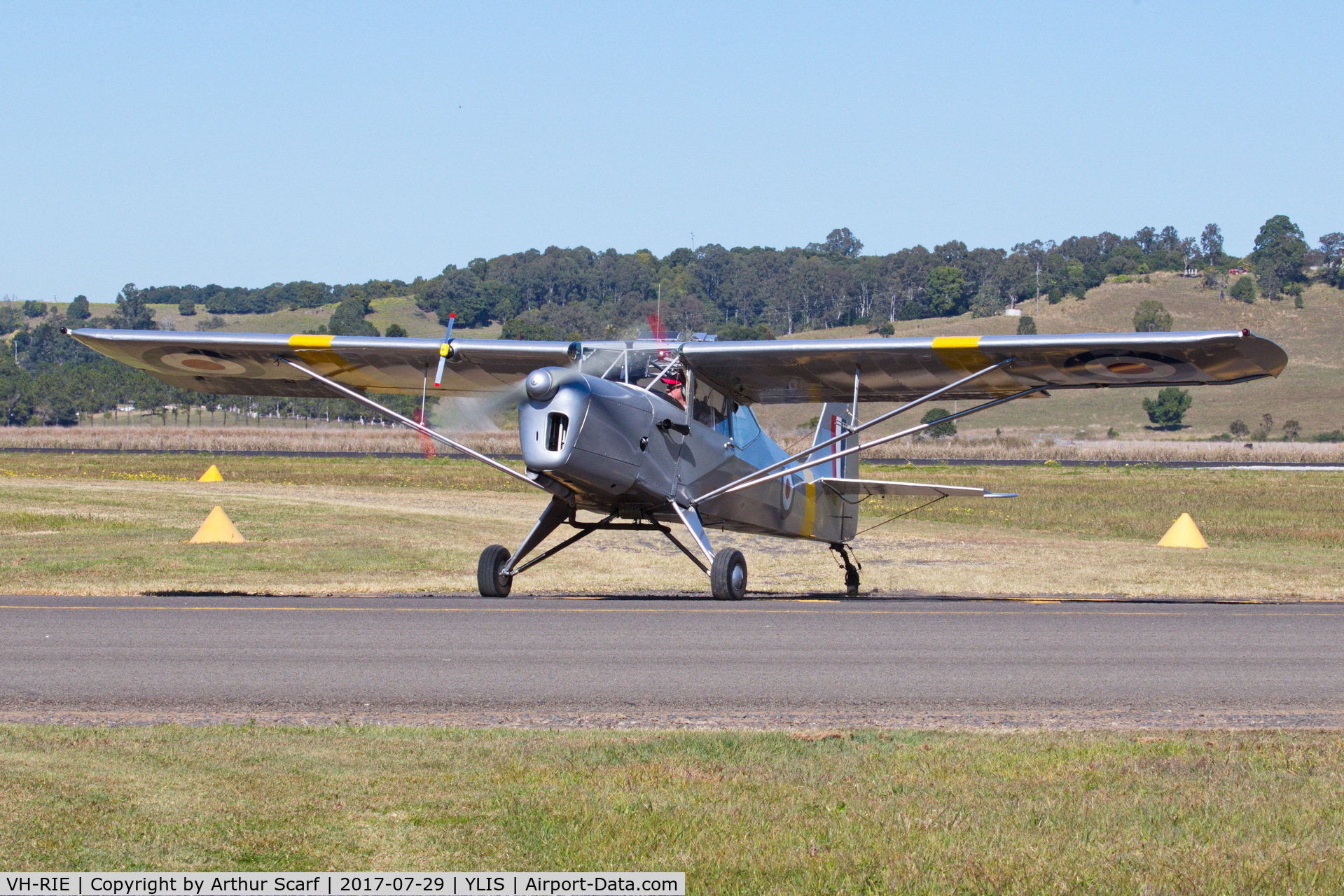 VH-RIE, 1954 Auster J-8L Aiglet Trainer C/N 3151, Lismore NSW Aviation Expo 2017