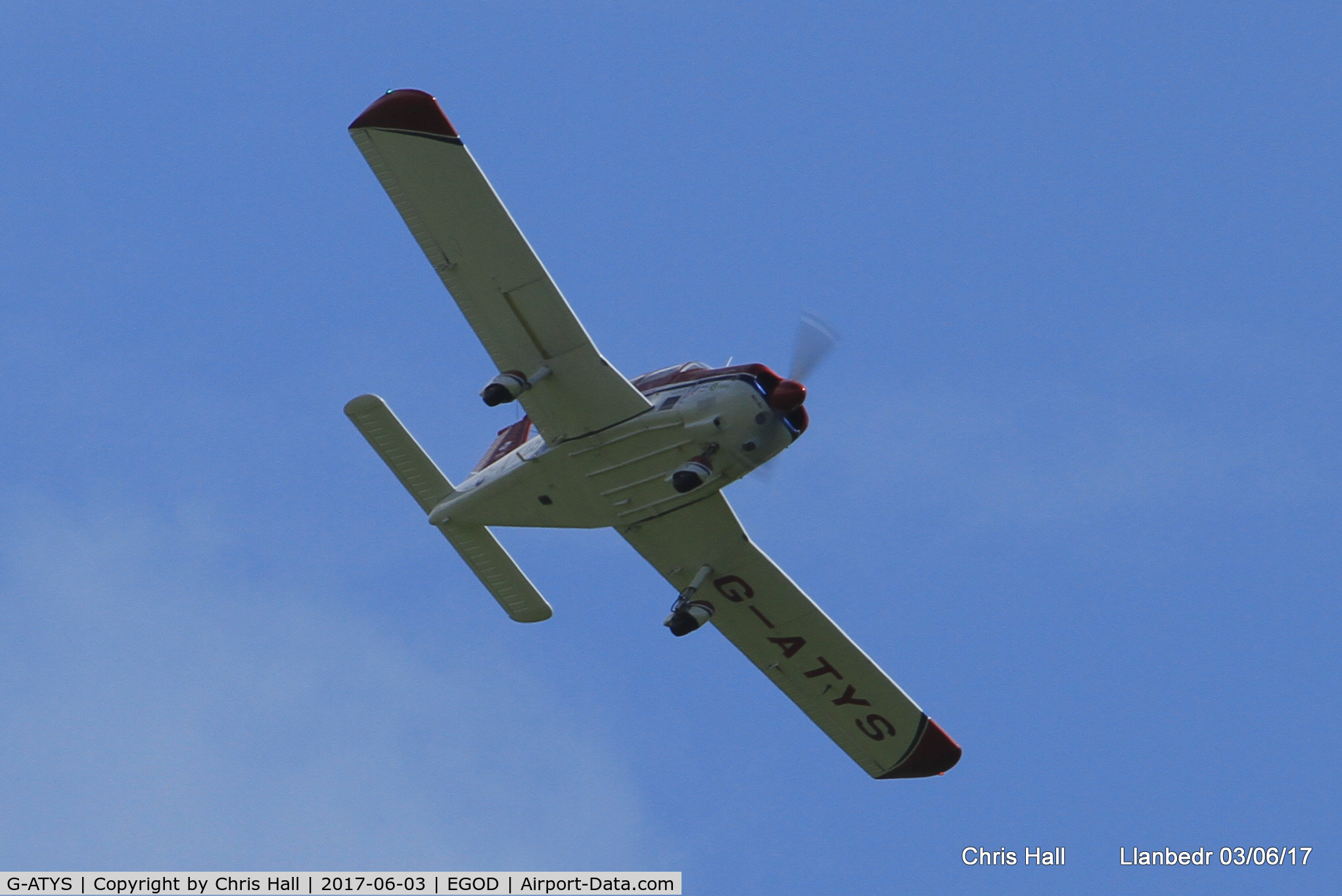 G-ATYS, 1966 Piper PA-28-180 Cherokee C/N 28-3296, Royal Aero Club 3Rs air race at Llanbedr