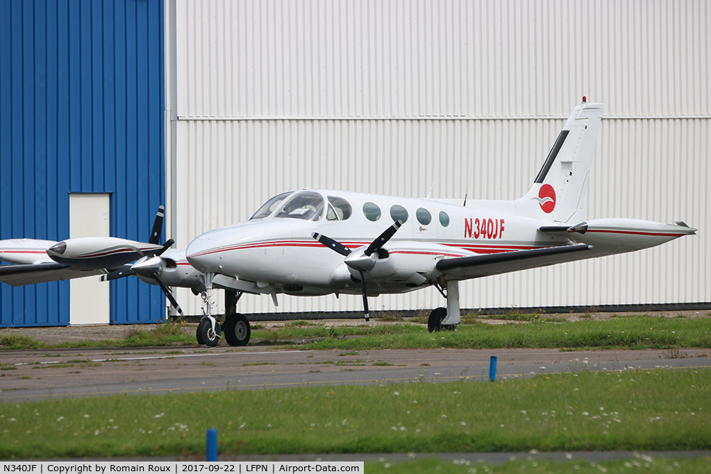 N340JF, 1978 Cessna 340A C/N 340A0451, Parked