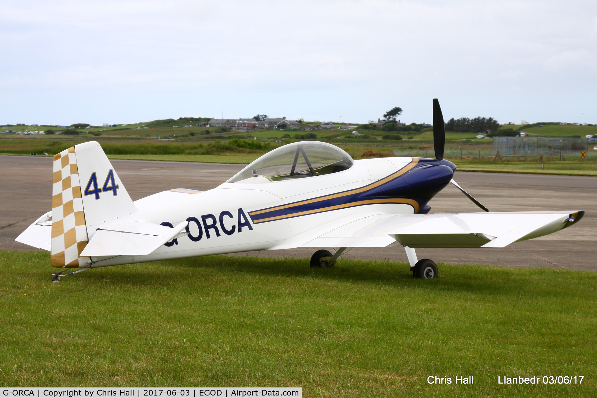 G-ORCA, 2005 Vans RV-4 C/N PFA 181-12924, Royal Aero Club 3Rs air race at Llanbedr