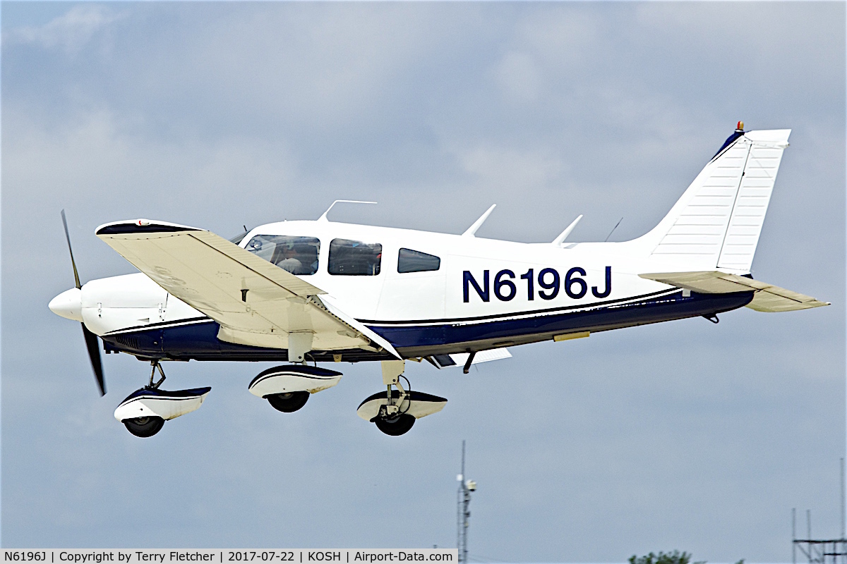 N6196J, 1976 Piper PA-28-181 Archer C/N 28-7690370, At 2017 EAA AirVenture at Oshkosh