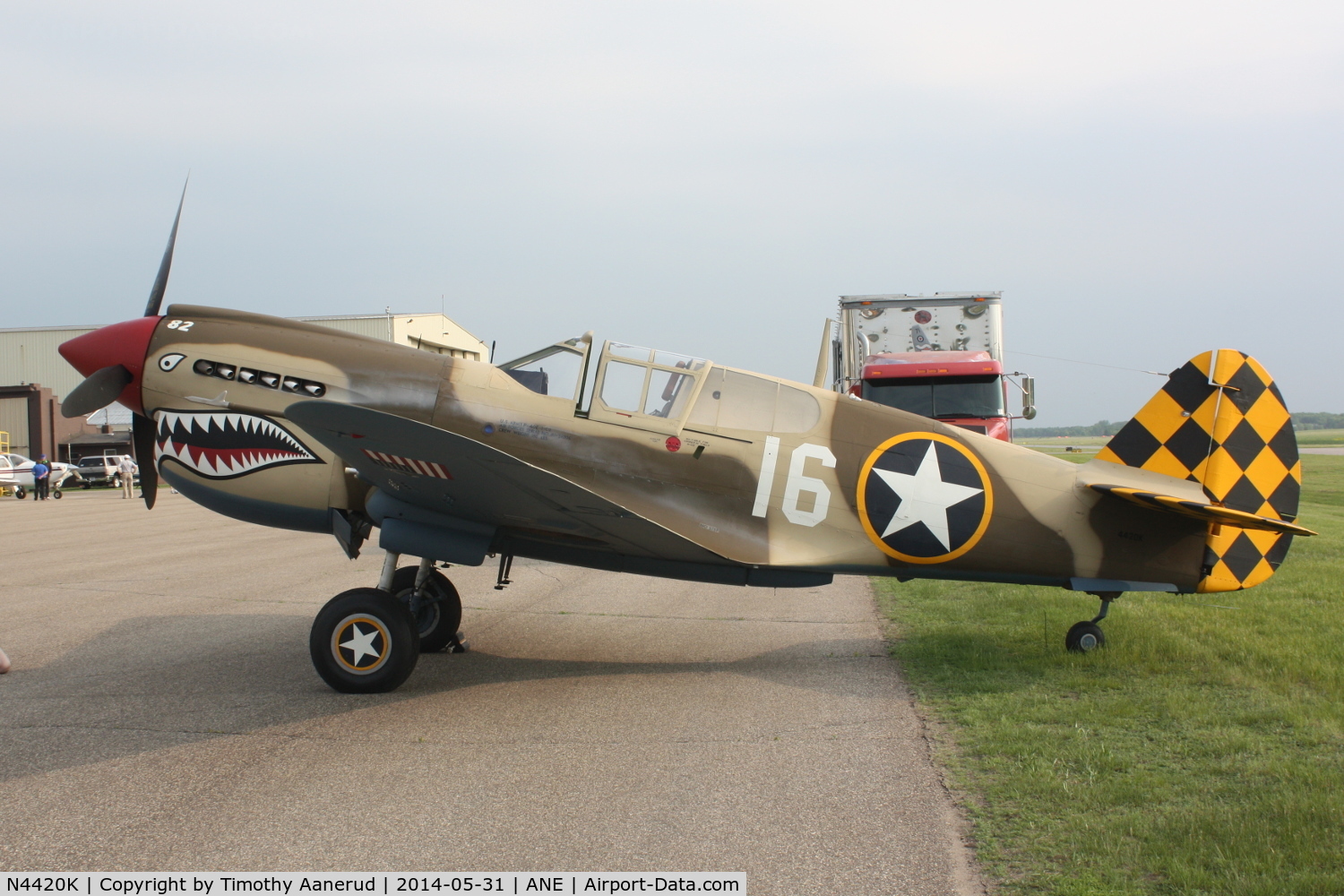 N4420K, Curtiss P-40E Warhawk C/N AK75315134, Curtiss P-40E, c/n: AK75315134