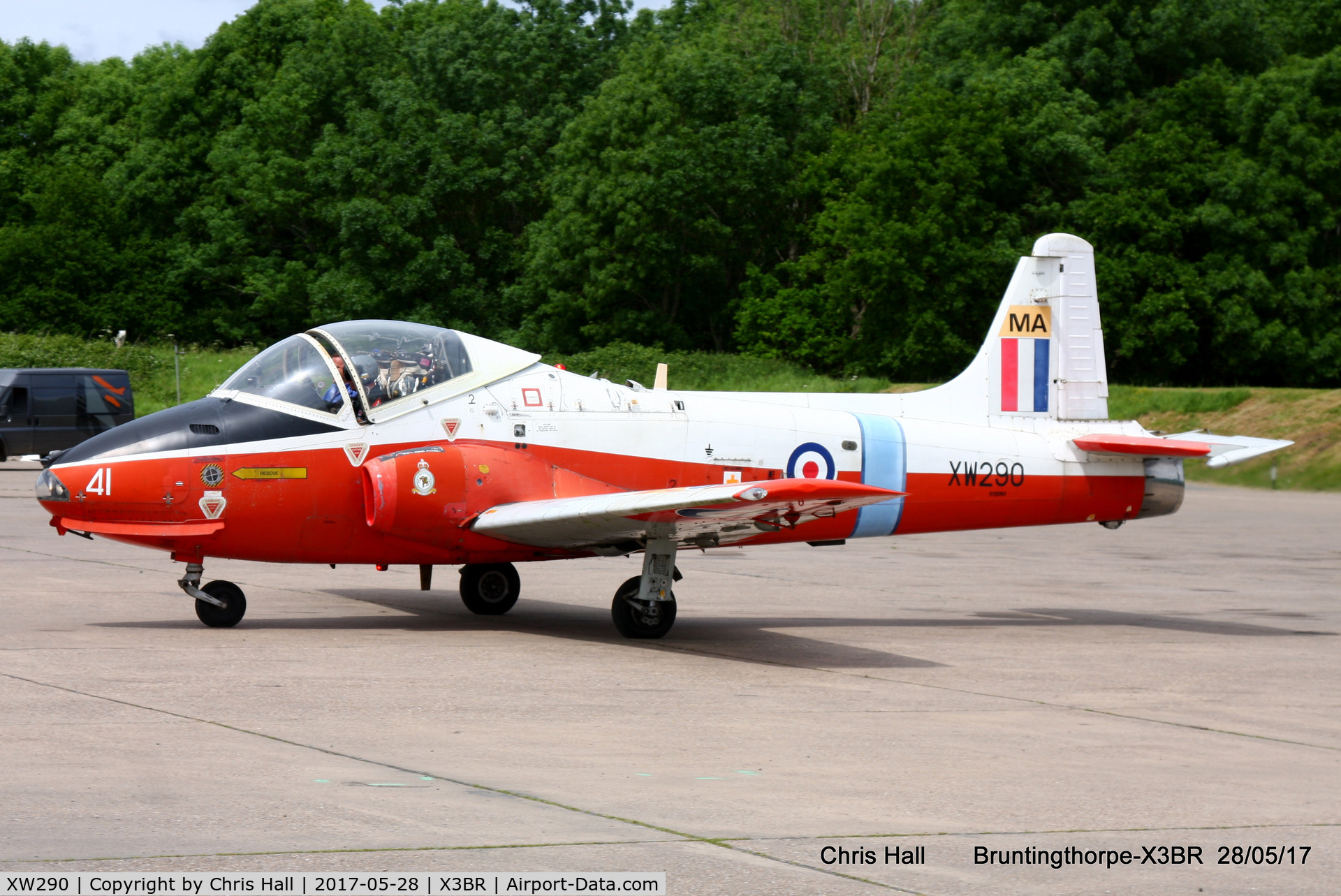 XW290, 1969 BAC 84 Jet Provost T.5A C/N EEP/JP/954, Cold War Jets open day 2017