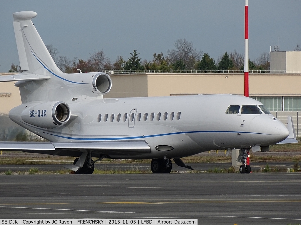 SE-DJK, 2009 Dassault Falcon 7X C/N 59, Svenskt Industriflyg ex Bromma Business Jet