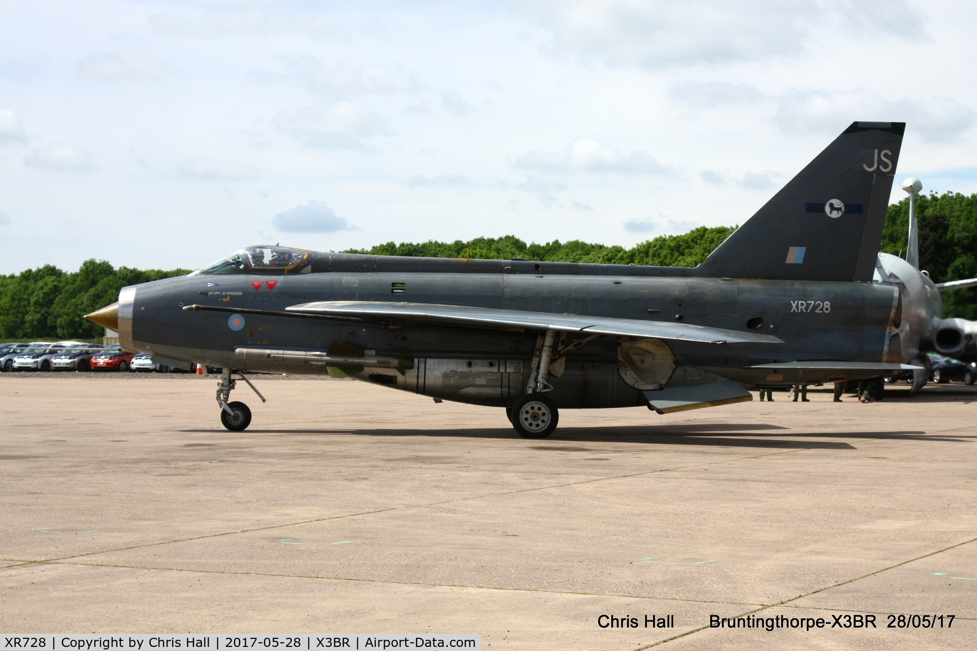 XR728, 1965 English Electric Lightning F.6 C/N 95213, Cold War Jets open day 2017