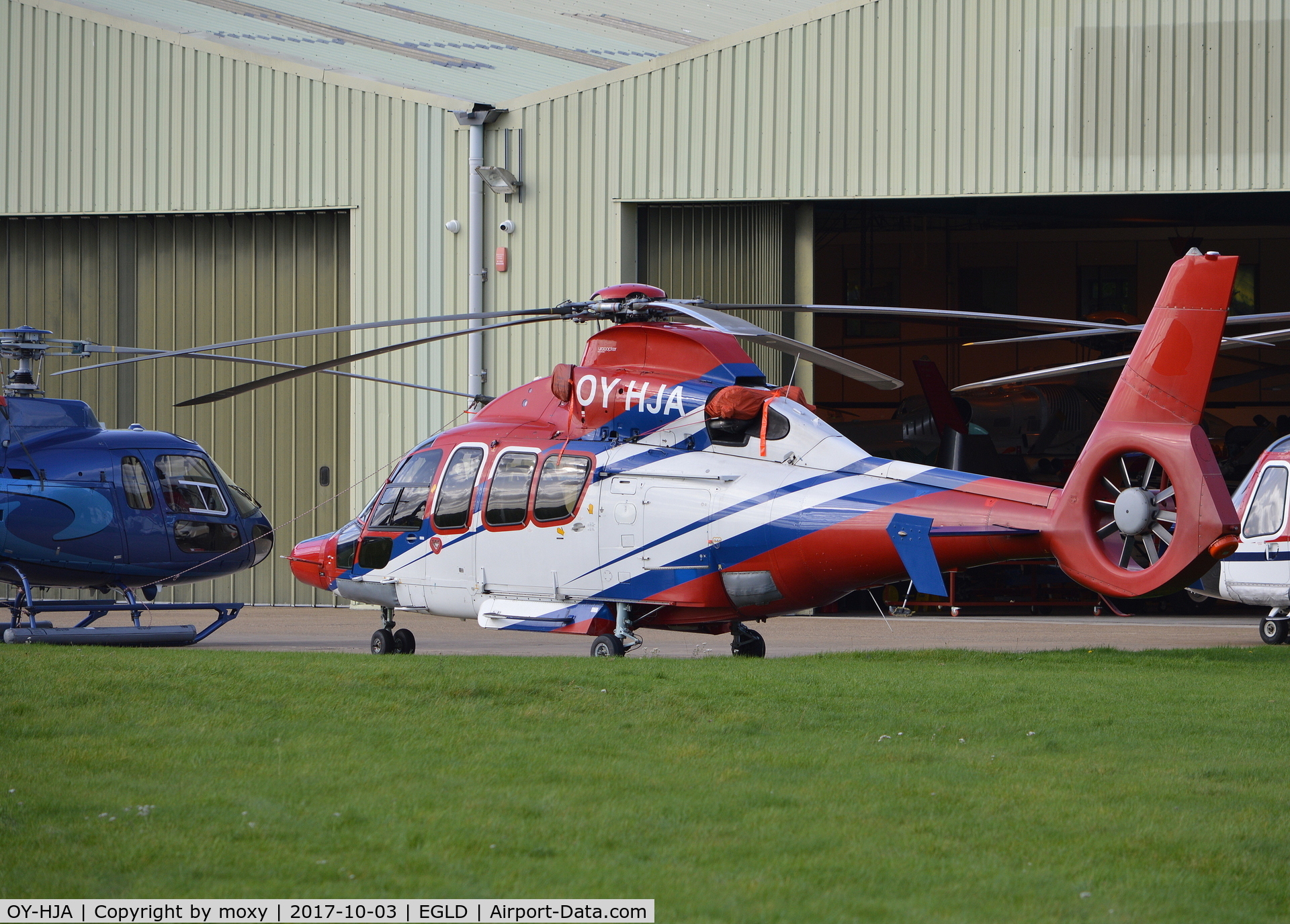 OY-HJA, 2009 Eurocopter EC-155B-1 C/N 6828, Eurocopter EC-155B-1 Dauphin at Denham.