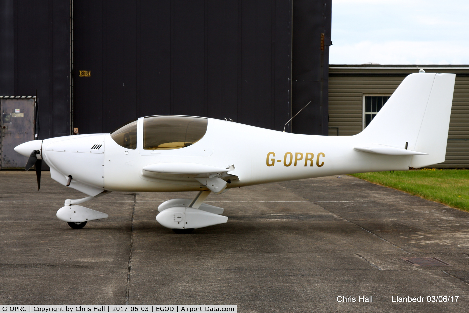 G-OPRC, 2002 Europa XS Tri-Gear C/N PFA 247-13281, at Llanbedr
