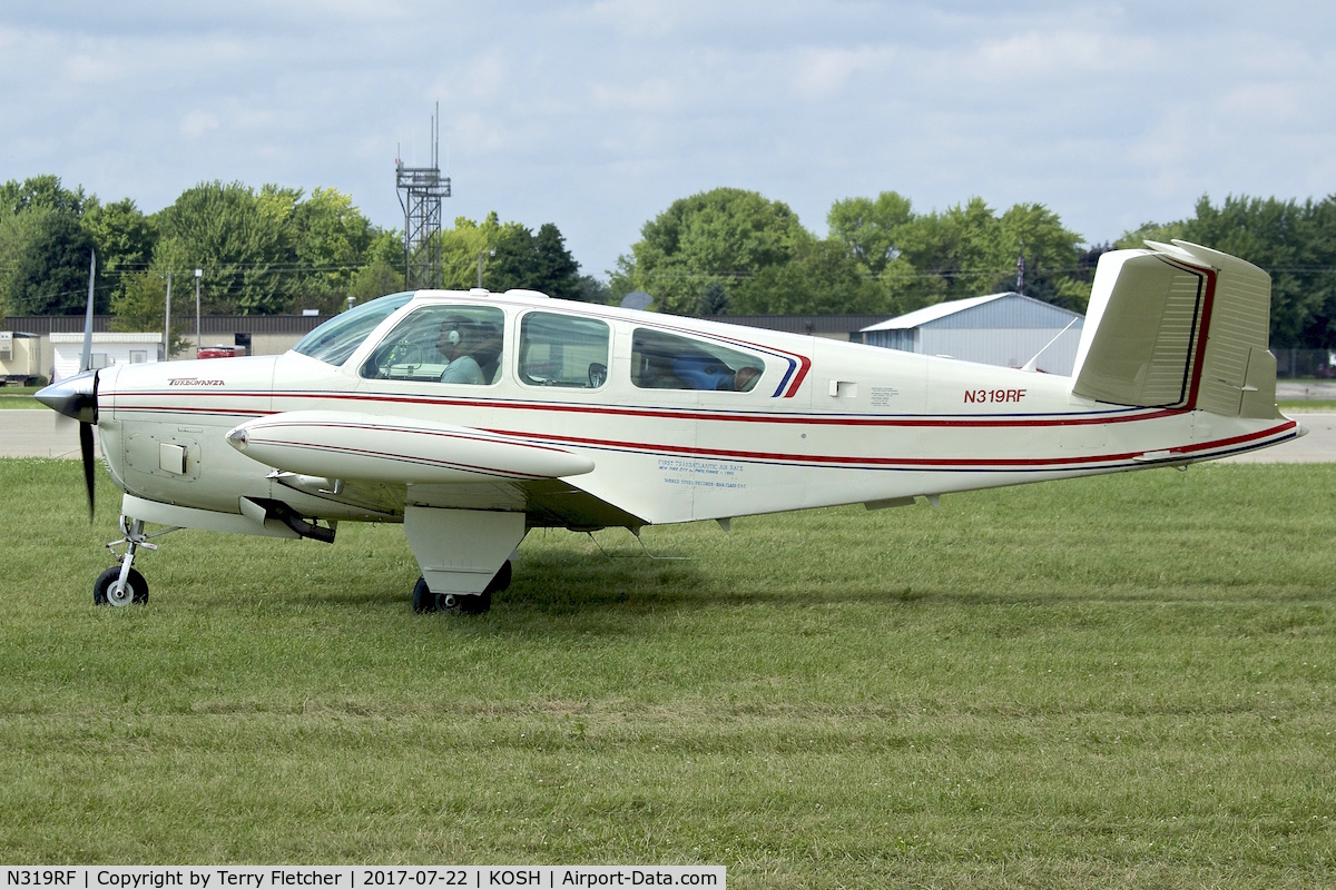 N319RF, 1974 Beech V35B Bonanza C/N D-9663, At 2017 EAA AirVenture at Oshkosh