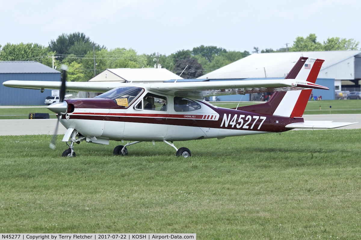 N45277, 1976 Cessna 177RG Cardinal C/N 177RG1100, At 2017 EAA AirVenture at Oshkosh