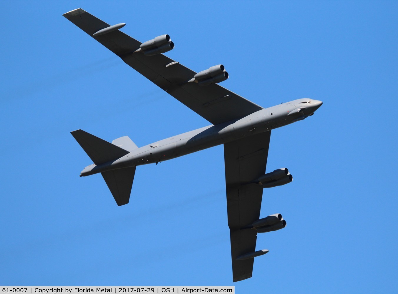 61-0007, 1961 Boeing B-52H Stratofortress C/N 464434, B-52H