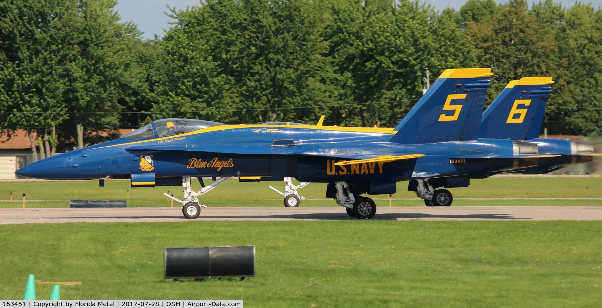 163451, 1988 McDonnell Douglas F/A-18C Hornet C/N 0662/C020, Blue Angels