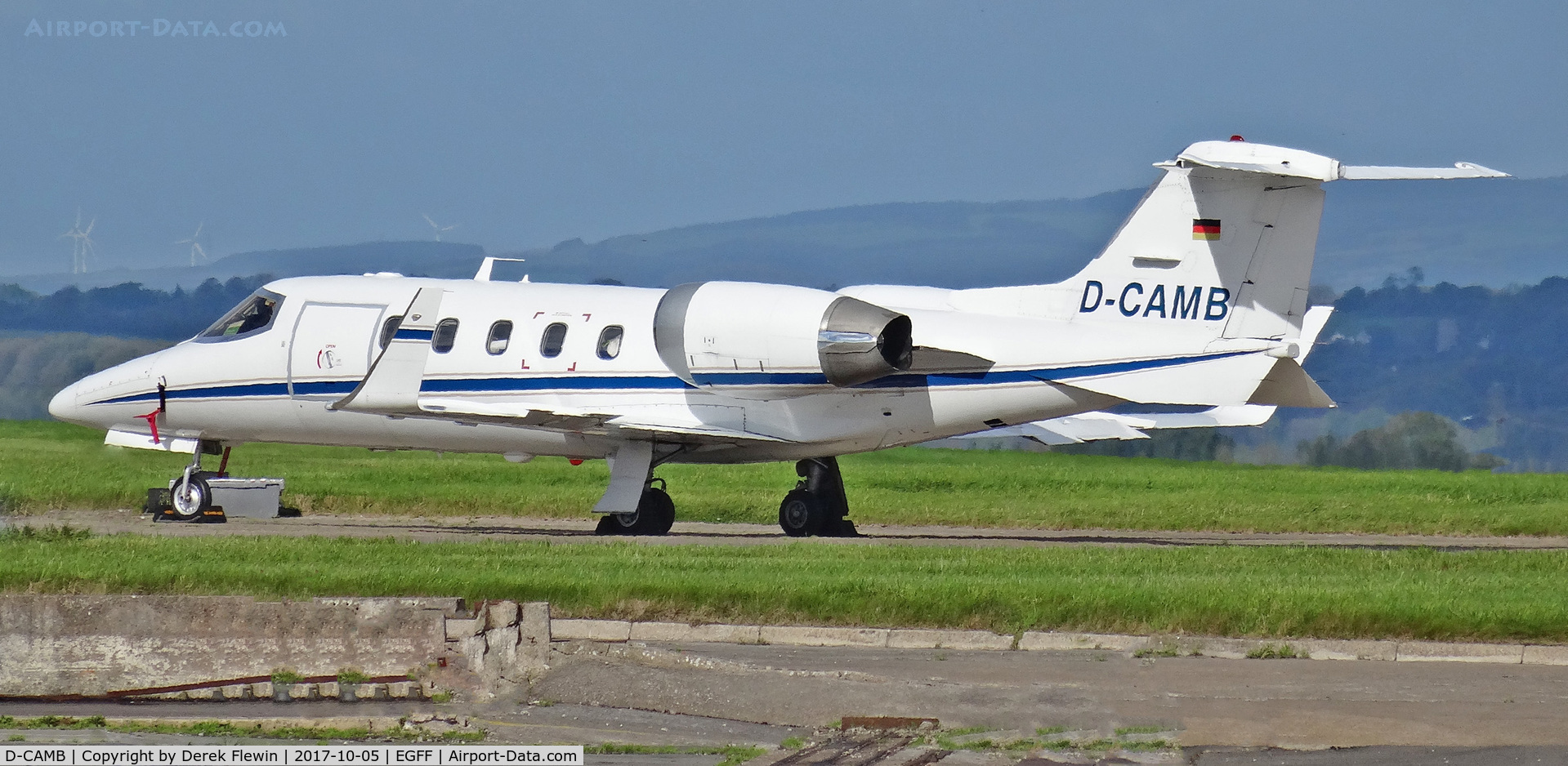 D-CAMB, 1978 Gates Learjet 35A C/N 35-174, Learjet 35A, seen parked up.