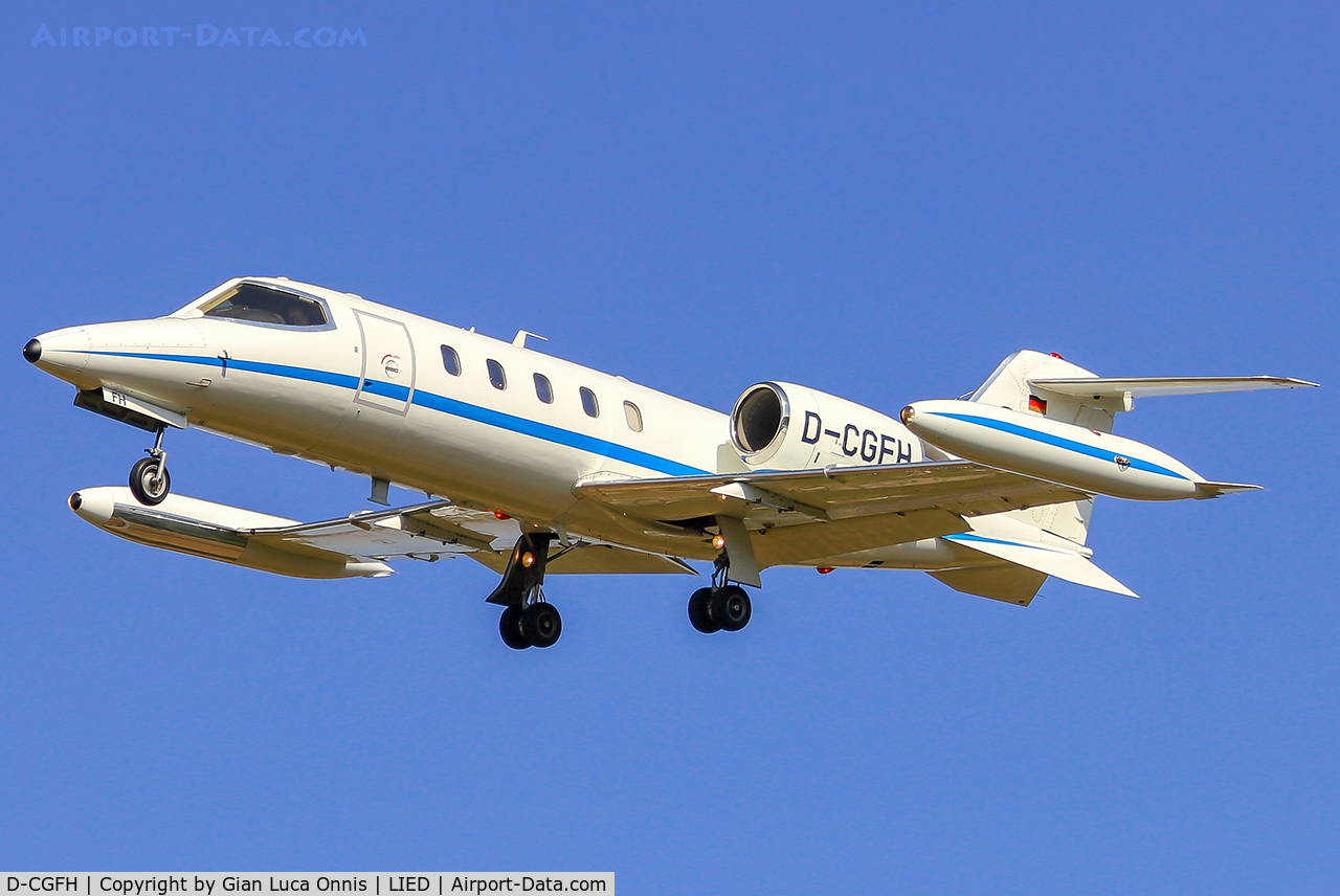 D-CGFH, Learjet 35A C/N 35-607, LANDING