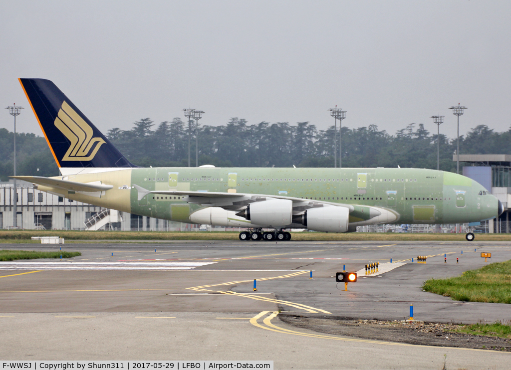 F-WWSJ, 2017 Airbus A380-841 C/N 247, C/n 0247 - For Singapore Airlines