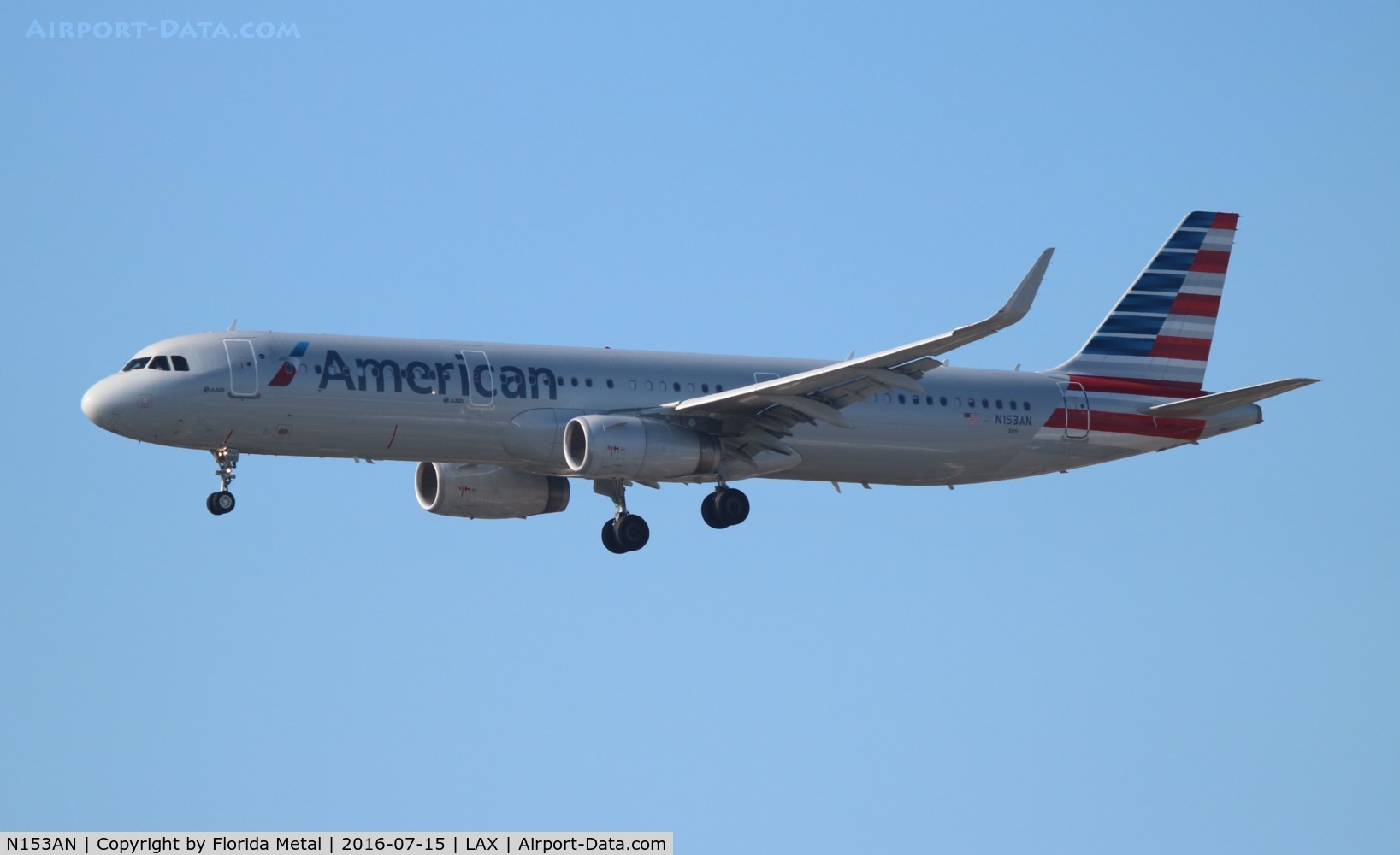 N153AN, 2015 Airbus A321-231 C/N 6908, American