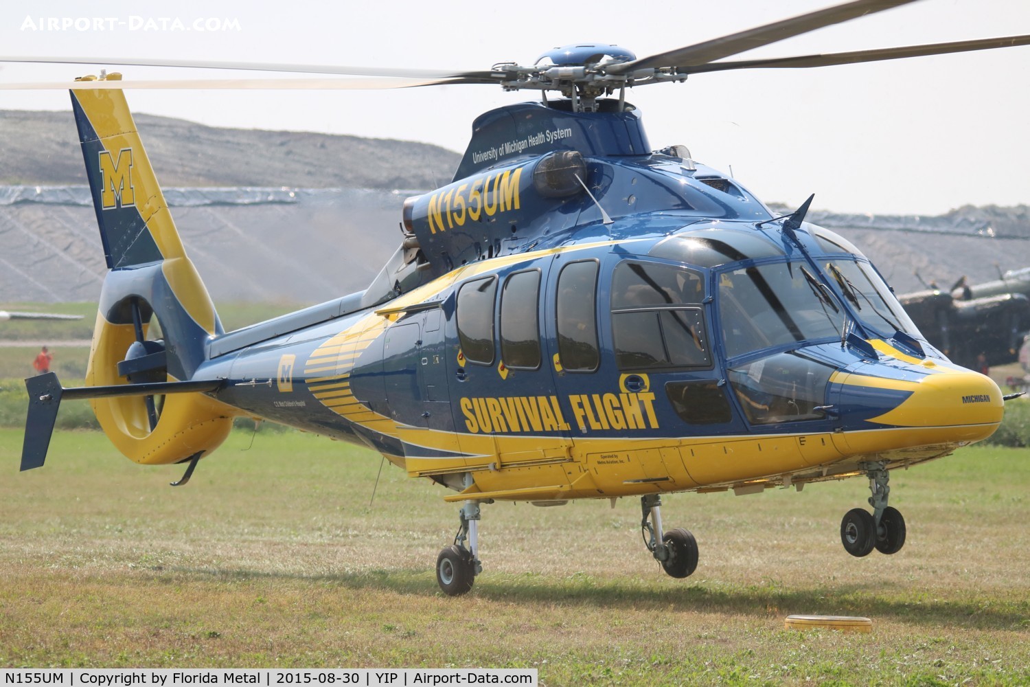N155UM, 2011 Eurocopter EC-155B-1 C/N 6934, University of Michigan Hospital
