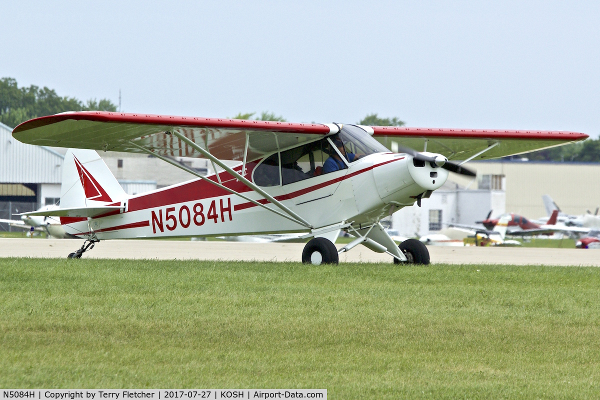 N5084H, 1949 Piper PA-11 Cub Special Cub Special C/N 11-983, At 2017 EAA AirVenture at Oshkosh