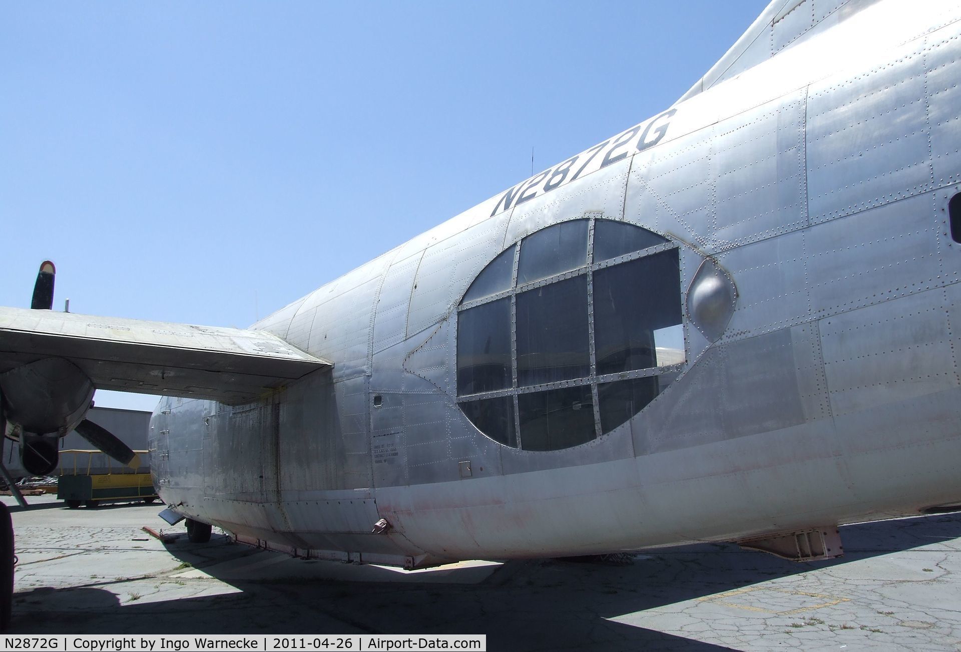 N2872G, Consolidated Vultee P4Y-2 Privateer C/N 66300, Consolidated PB4Y-2G Privateer (converted to water-bomber) at the Yanks Air Museum, Chino CA