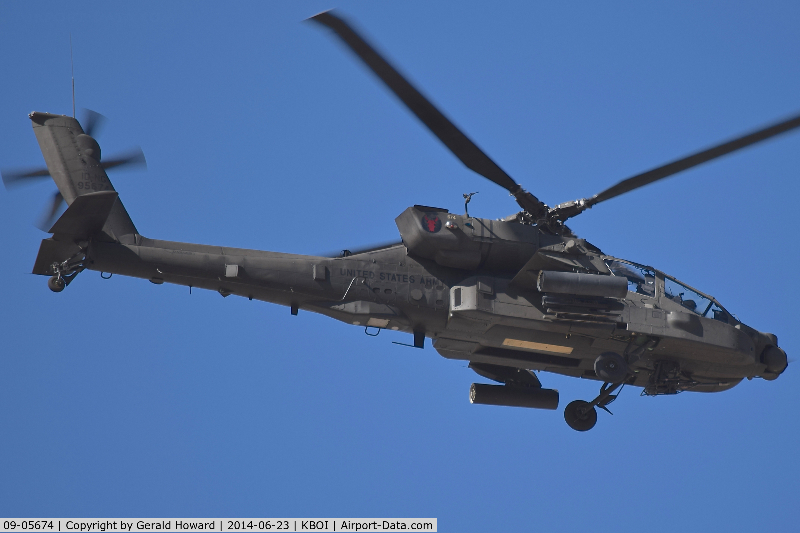 09-05674, 2009 Boeing AH-64D Longbow Apache C/N PVD674, 1-183rd AVN BN, Idaho Army National Guard