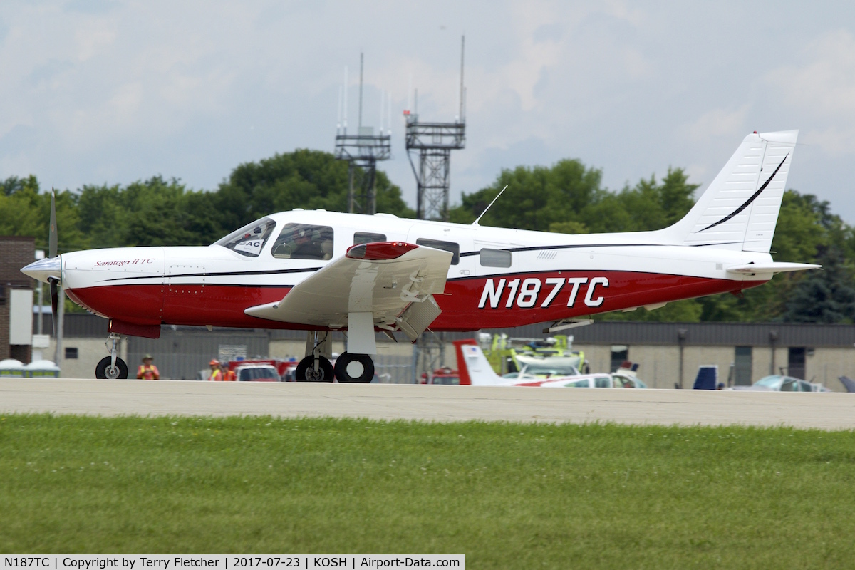 N187TC, 2001 Piper PA-32R-301T Turbo Saratoga C/N 3257261, At 2017 EAA AirVenture at Oshkosh