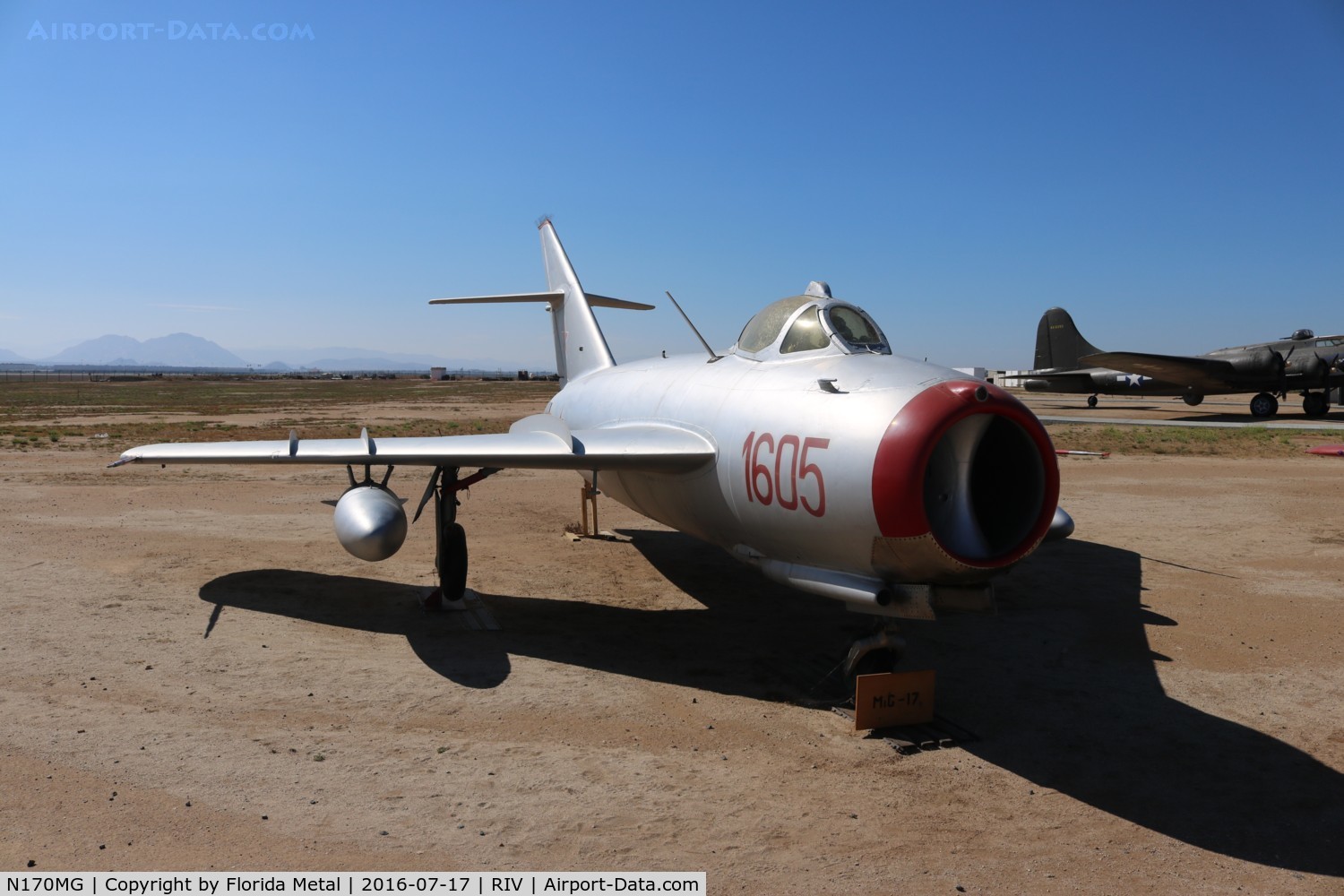 N170MG, PZL-Mielec Lim-5 (MiG-17F) C/N 1C1605, Mig-17