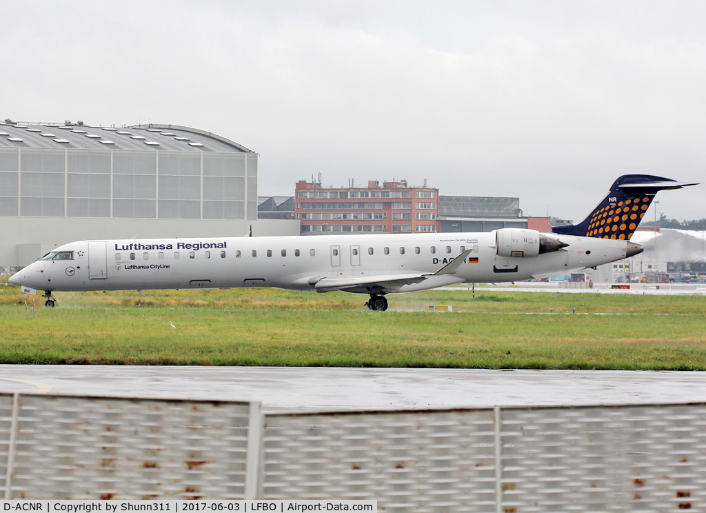 D-ACNR, 2011 Bombardier CRJ-900LR (CL-600-2D24) C/N 15263, Taxiing holding point rwy 32R for departure...