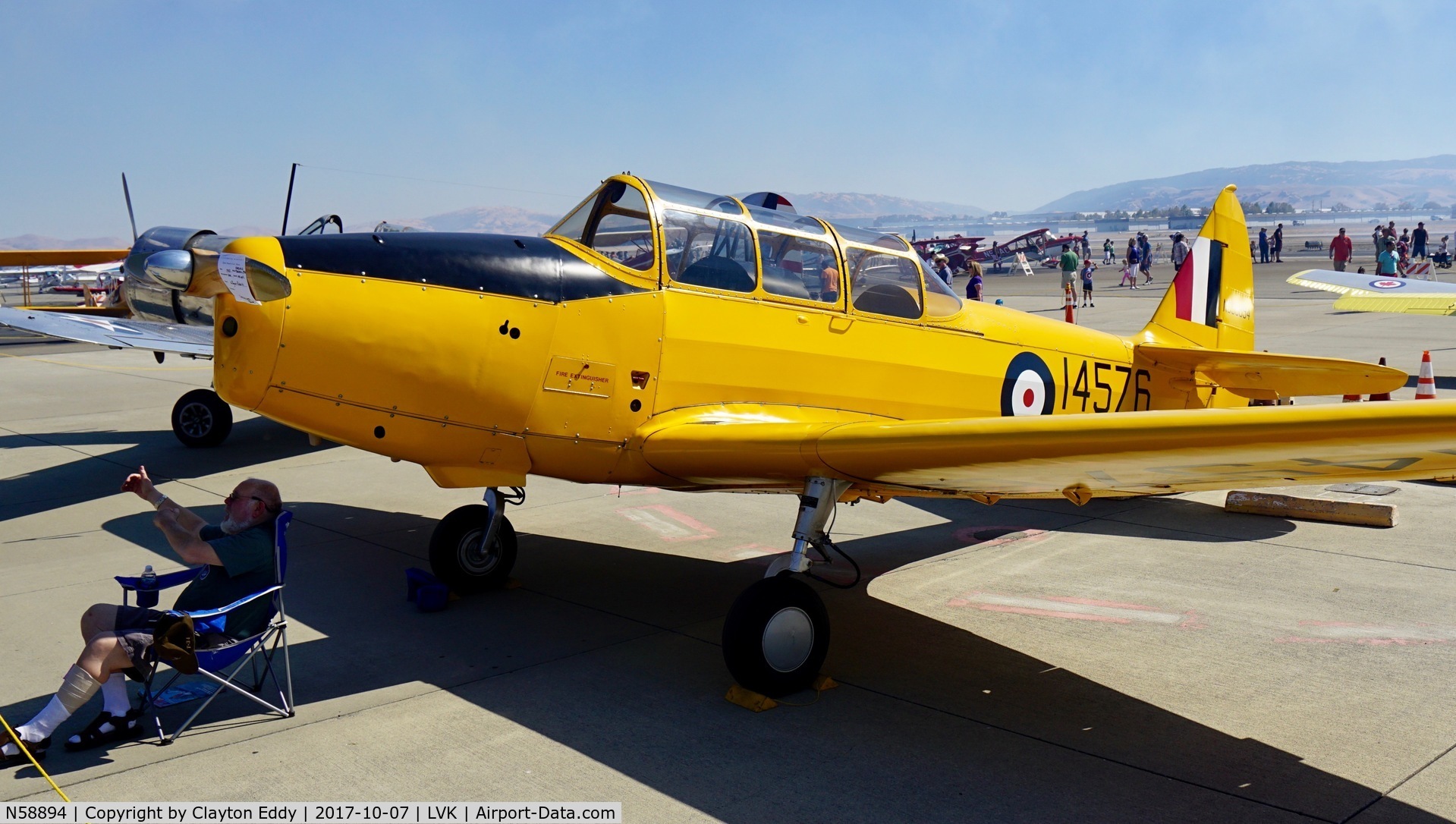 N58894, 1946 Fairchild M-62A-3 Cornell II C/N FT737, Livermore Airport California 2017.
