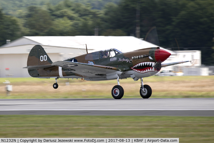 N1232N, 1943 Curtiss P-40N Warhawk C/N 27483, Curtiss P-40M Warhawk 