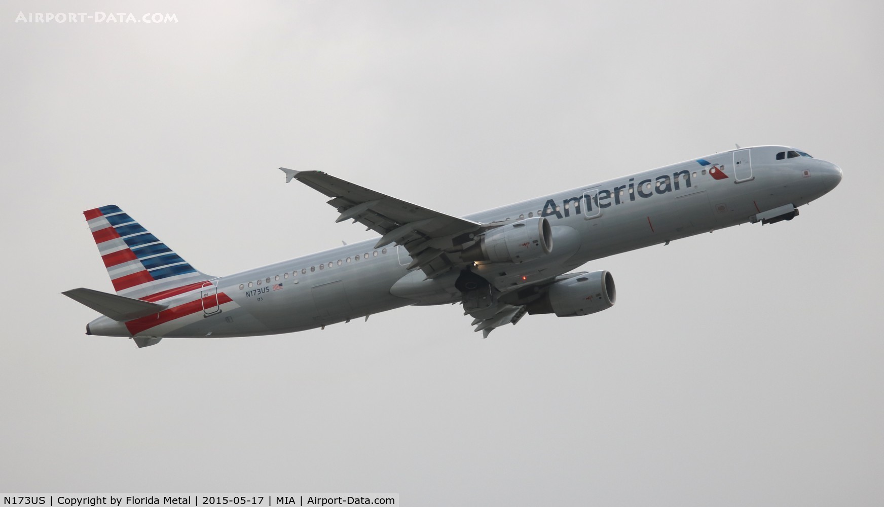 N173US, 2001 Airbus A321-211 C/N 1481, American