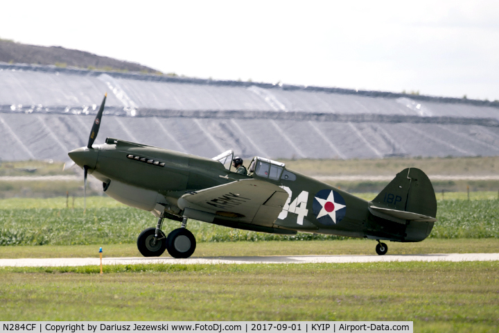 N284CF, 1941 Curtiss P-40B Warhawk C/N 16073, Curtiss P-40B Warhawk  C/N 16073, NX284CF