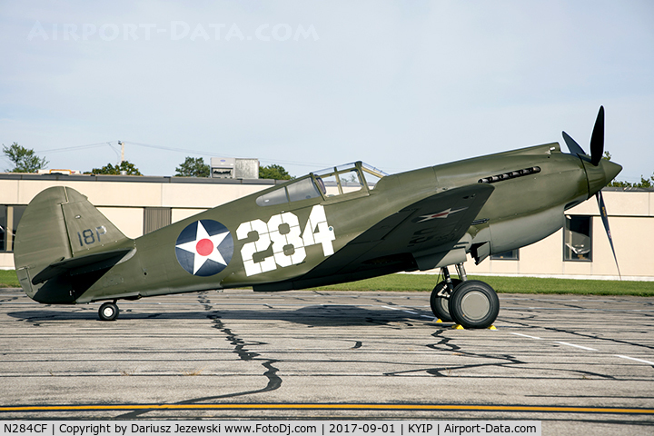 N284CF, 1941 Curtiss P-40B Warhawk C/N 16073, Curtiss P-40B Warhawk  C/N 16073, NX284CF