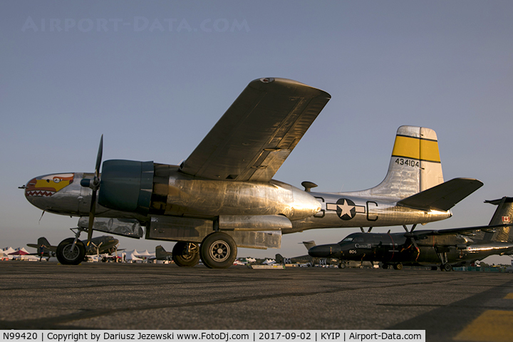 N99420, 1944 Douglas B-26B Invader C/N 27383, Douglas B-26B Invader 