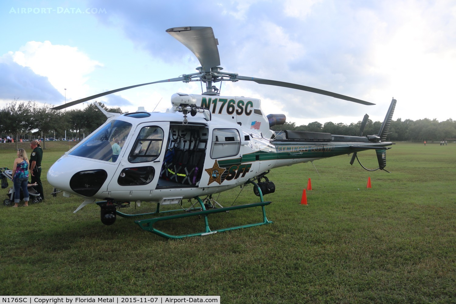 N176SC, 2013 Eurocopter AS-350B-3 Ecureuil Ecureuil C/N 7708, Seminole County Sheriff at Oveido Mall